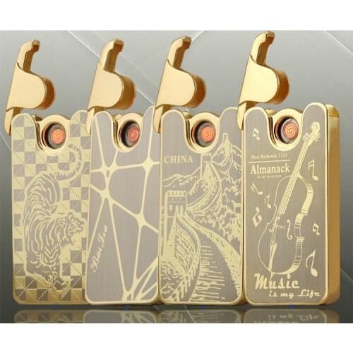 Double Side Smoke Detector Environmental USB Charging Electronic Lighter