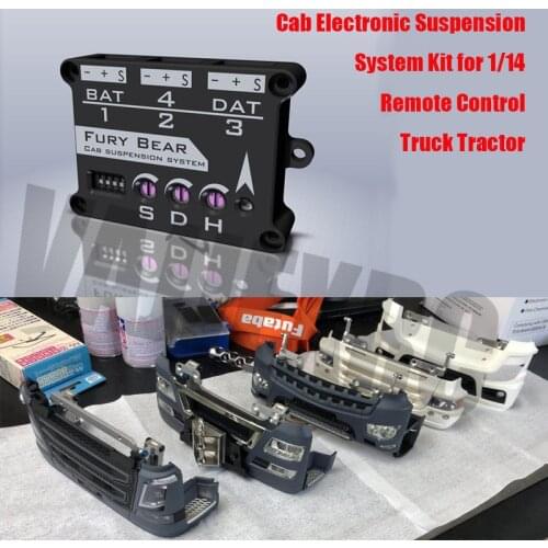 Electronic Suspension System for 1/14 Tamiya Remote Control Truck Scania R620 R470 MAN TGX Actros 3363 1851