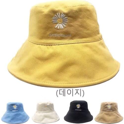 KPOP G-Dragon Daisy Embroidery Double Sides Hip Hop Flat Hat Peaceminusone Sunshade Hat Fans Collection y191