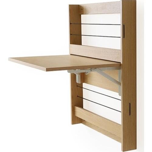 Zq Wall-Mounted Multifunctional Folding Study Table Household Small Apartment Dining Table Hanging Wall Note Desk Board