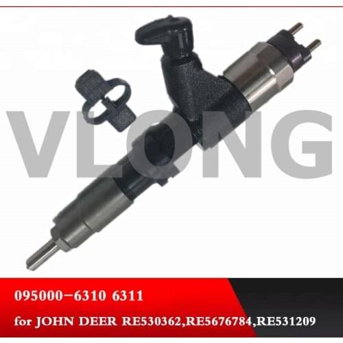 GENUINE AND BRAND NEW INJECTOR 095000-6310 RE530362 RE531209 RE546784 SE501925 DZ100212 John Deere 4.5L and 6.8L Reman CR