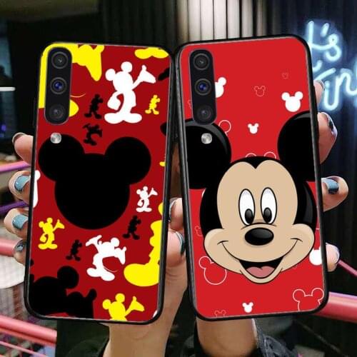 Minnie Mickey Together Phone cover hull For SamSung Galaxy S8 S9 S10E S20 S21 S5 S30 Plus S20 fe 5G Lite Ultra black soft case