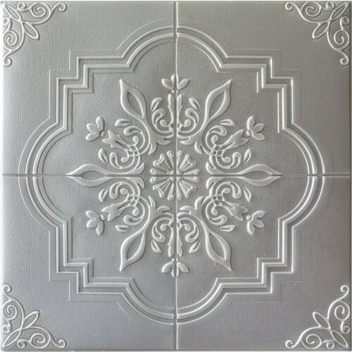 Self-adhesive Roof Wallpaper 3D PVC Waterproof Ceiling Wallpaper Contact Stickers Stereo TV Background Ceiling Decor Paper Decal