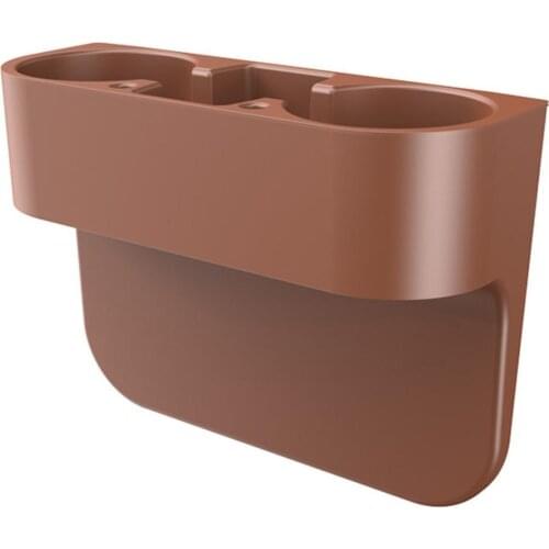 Car Seat Seam Gaps. 2 Cup Holder Drink Bottle Can Mount Stand Auto Storage Box Case Organizer