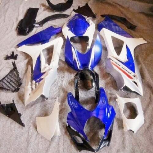 Blue/ white for Suzuki motorcycle kit GSX-R1000 2007 2008 GSX R1000 07-08 K7 for Suzuki fairings