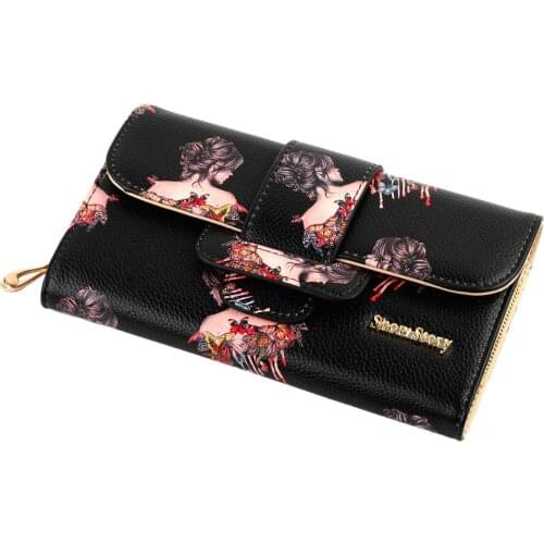 FB90016 Show Story Womens Purse Wallet Clutch Handbag Cross-body Bag Card Case Coin Case