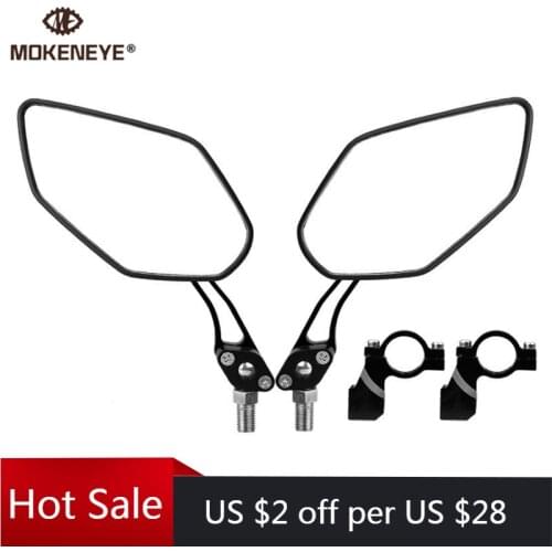 1 Pair Bike Rearview Mirror 360 Rotation Adjustable Bicycle Handlebar Rear View MTB Road Cycling Safety Back Sight Wide Range