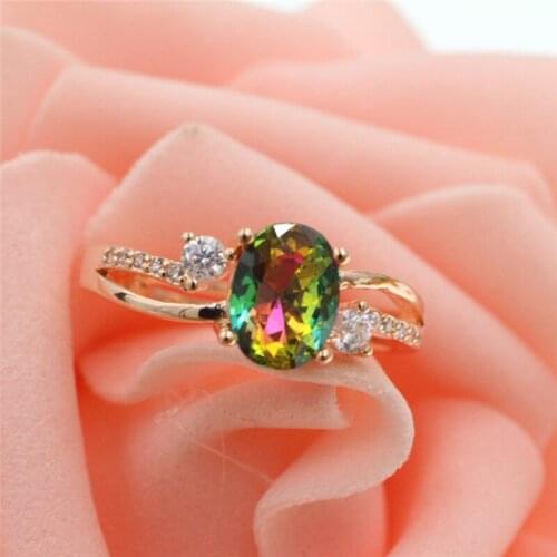 Free Shipping Fashion Jewelry 5 carat /3 carat Rose gold Color Austrian Crystal Eagagement Wedding ring for women Gift C005
