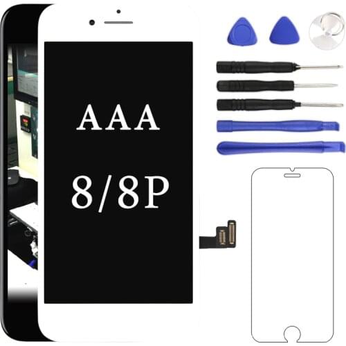 For iPhone 8 8 Plus LCD Touch Screen AAA Quality No Dead Pixel Panel Assembly For i8 8P Display Screen Replacement PR7