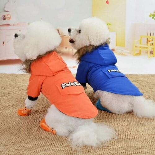 Winter Pet Dog Cat Down Jacket Clothes Waterproof Dogs Coats Chihuahua French Bulldog Pug For Small Warm Puppy