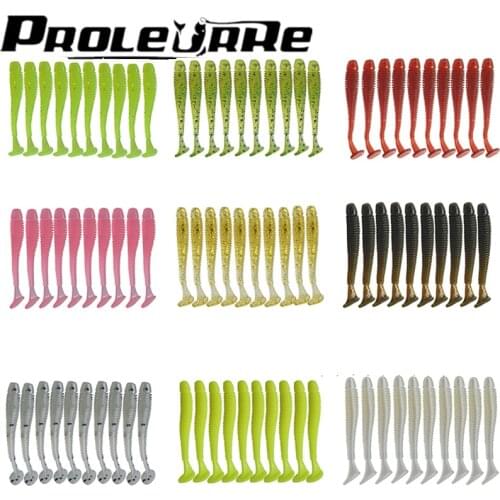 100pcs 4.7cm 0.7g Minnow Fishing Lure Pesca Soft Baits Leurre souple Shad Worm Carp Fishing Peche Iscas Artificial Soft Bait
