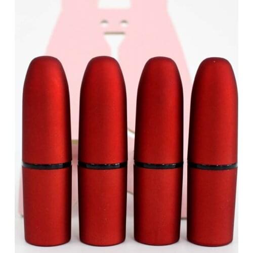 200pcs empty red bullet shape lipstick tube lip gloss tube Superior Grade Lip Balm Tube with 12.1mm inner cup dia