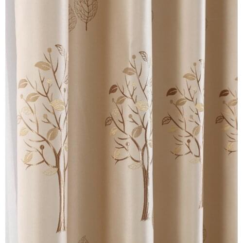 2021 New High-precision Curtains for Living Dining Room Bedroom Modern Simple Finished Jacquard Curtains