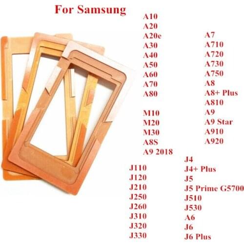 43pcs/Lot Glue Mould LCD Screen Glass Mold Holder for Samsung Series