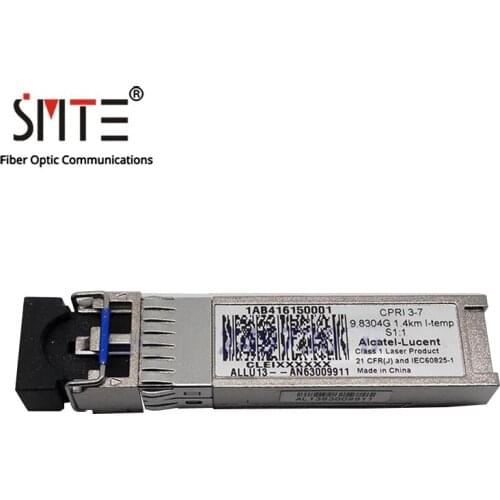 Alcatel Lucent CPRI 3-7 9.8304G 1.4KM I-Tenp S1:1 SFP Optical Fiber Transceiver