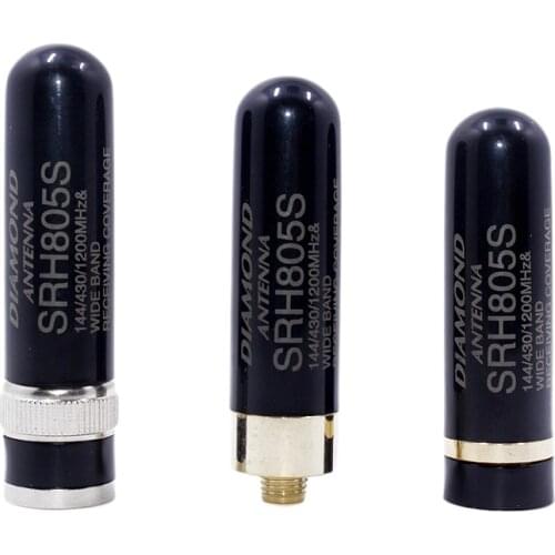 Diamond SRH805S Mini Short Walki Talkie VHF UHF Antenna SMA-Female /SMA-Male/BNC SRH-805S for Baofeng UV-5R Tyt Yaesu Ham Radio