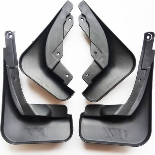 Free Shipping ABS Plastics Automobile Fender Mudguards Mud Flaps For Great Wall Haval F7 F7X Accessories