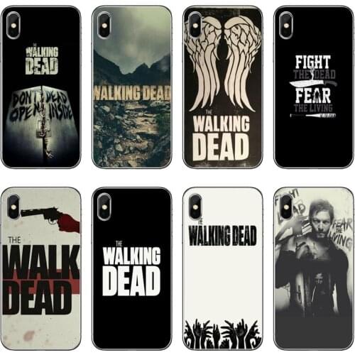 The Walking Dead Accessories phone Case For Huawei P30 P20 Pro P10 P9 P8 Lite Y5 Y6 Y7 Y9 P Smart Plus 2018 2019