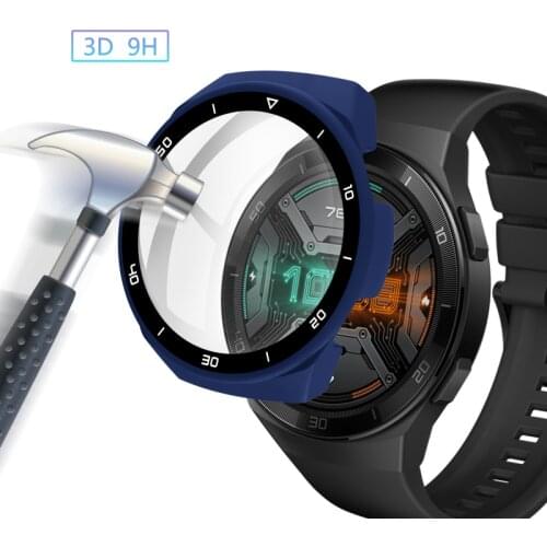 Dial Scale case for Huawei Watch GT 2e Protective case gt2e gt2 e cover PC Tempered Glass case protective shellcase GT 2e