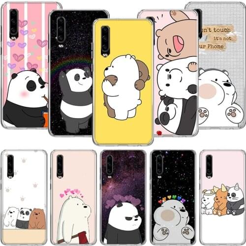 Three Little Bears Phone Case For Huawei P30 P40 P20 P10 Mate 20 10 30 Lite Pro P Smart Z Plus Printing Cover Coque Shell