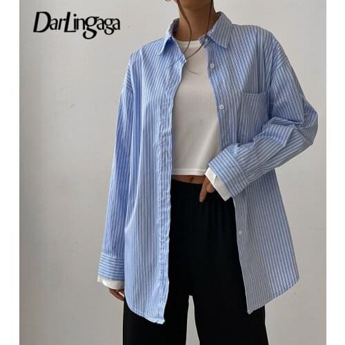 Блузки в полоску Darlingaga China At AliExpress