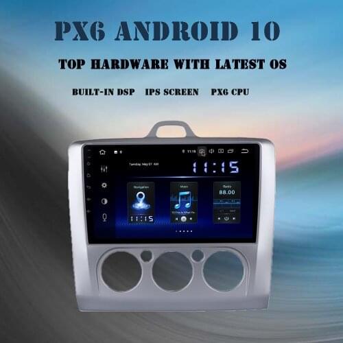 Dasaita 9" Android 10.0 Car Radio for Ford Focus 2 3 MK2 MK3 2004-2011 DSP Multimedia GPS Navi 4GB RAM Bluetooth TDA7850 MAX10