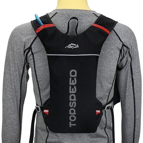 Summer Men New Breathable Motorcycle Backpack Waterproof Nylon Motorbike Reflective Safety Helmet Riding Shoulder Bag 5L