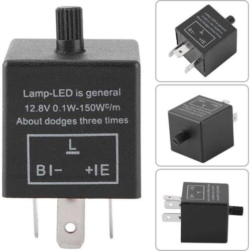 New Electronic LED Adjustable Flasher Relay For Turn Signal Light Blinker CF14 JL-02 to CF 14K