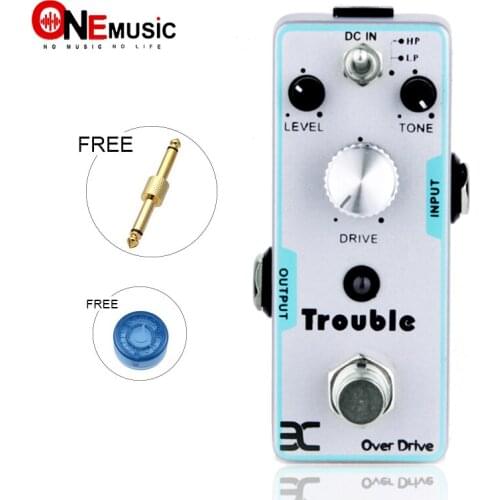 EX Micro Guitar Effect Pedal OCD Trouble Obsessive Compulsive Over Drive + Free Connector