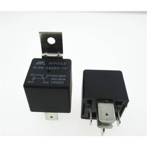HOT NEW 12VDC relay SLDH-12VDC-1C SLDH12VDC1C 60A 14VDC 12VDC DC12V 12V 5PIN 2PCS/LOT