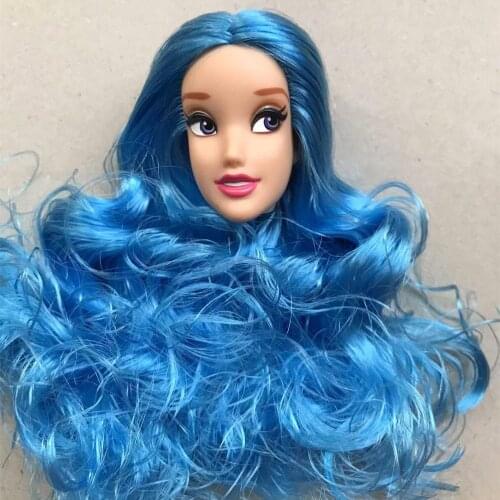 Good Makup Doll Heads Rare Face Collection ST Doll Heads Green White Black Skin Lady Doll Parts Girlfriend Christmas Gift Toys