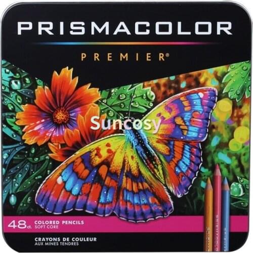 Lapis De Cor USA Sanford Prismacolor Premier 132150 Colors Oil Colored Pencil 4.0MM Soft Core for Design Hand Drawing Painting
