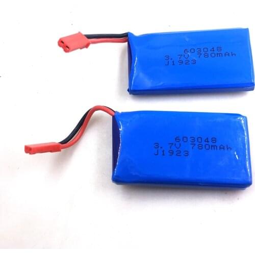 2PCS * 3.7V 780mAh Lipo Battery for XK X250 RC Quadcopter Spare Parts Accessories XK X250 BATTERY
