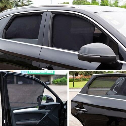 For Toyota VOXY 70 / 80 / RACTIS 60 Series Magnetic Car Window Sunshield Polyester Gauze Mesh Sunshade Protect Cover Accessories