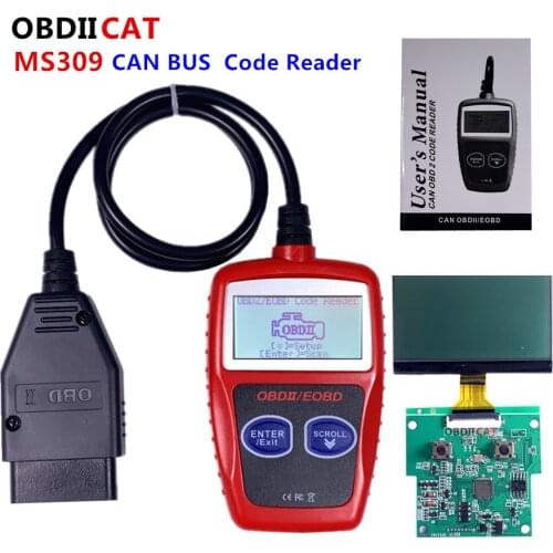 MaxiScan MS309 CAN BUS OBD2 Car Code Reader EOBD OBD II Diagnostic Tool MS 309 car Code Scanner With Multi-languages