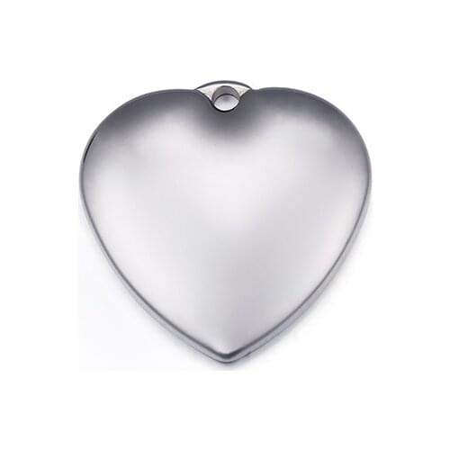 Fashion Female Pendant Necklace Stainless Steel Heart Necklace Jewelry