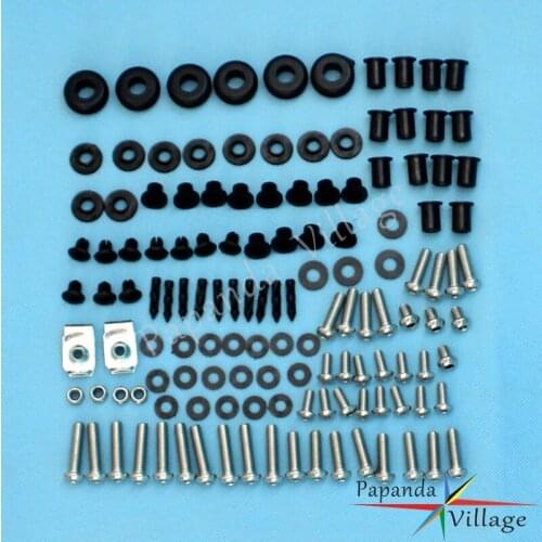 Papanda Motorcycle Complete Fairing Bolt Screw Mounting Hardware Kits Fastener Nut Full Set for 2004-2005 Honda CBR1000RR