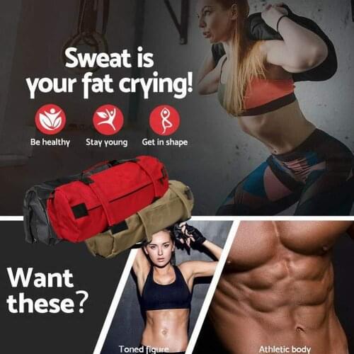 Gym Equipment Sandbag Oxford Fabric Adjustable Weight Energy Bag Outdoor Fitness Weightlifting Mancuernas Pesas