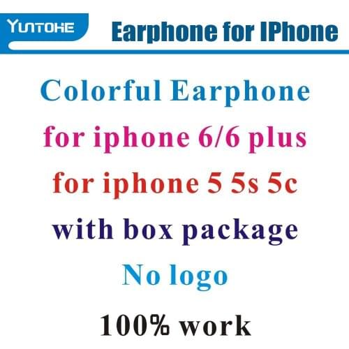 Hot Stereo Bass Mic Volume Control Earphone Ear Pod Headset W/Mic Volume Remote For Apple iPhone5 6 iPad 4 5 6 in box 500pcs/lot