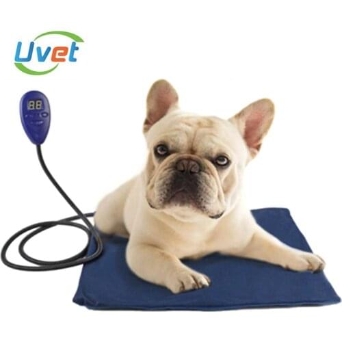 Uvet 1pc cat and dog veterinary portable USB electric heating pad adjustable temperature heating pad to keep warm