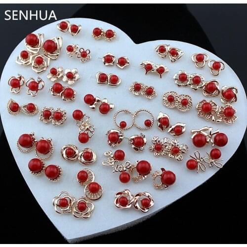 Женские золотые серьги SENHUA China At AliExpress