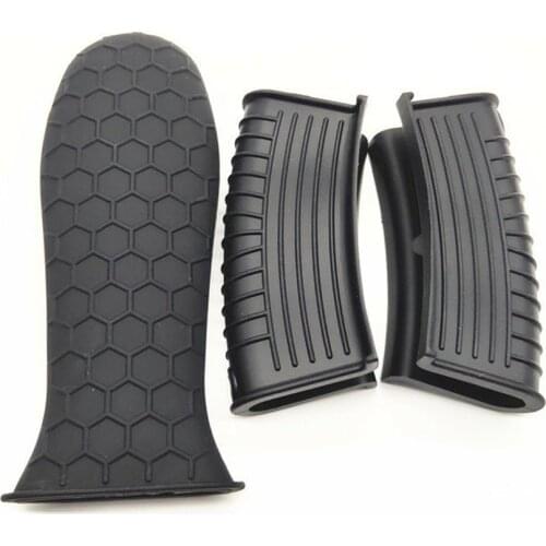 Silicone Heat Resistant Cover for Cookware Pan Handle Holder Potholder Cast Kitchen Accessories Iron Skillet Grip Sleeve Cover