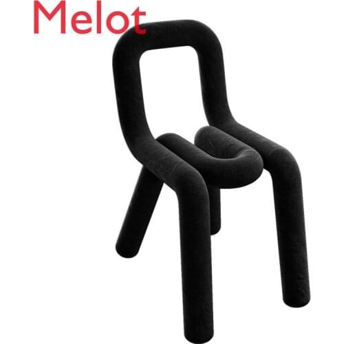 Nordic Designer Personalized Dining Chair Special-Shaped Dining Chair Modern Minimalist Leisure Chair Single-Seat Sofa Chair