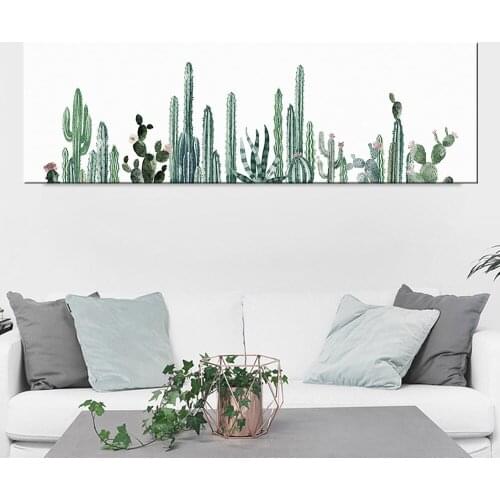 Modern Posters and Prints Home Decoration for Living Room Cactus Bedroom Wall Art Picture Modern Canvas Painting