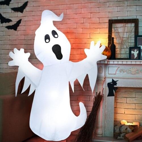 Halloween Inflatable White Ghost Garden Decoration Luminous Little Ghost Ornaments Home Party Halloween Decoration