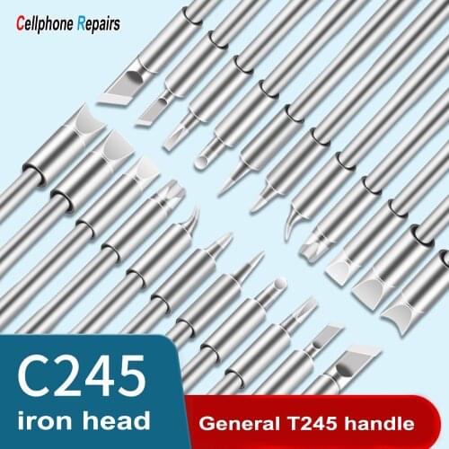 Universal C245 Soldering Iron Tip T245-A Handle Welding Nozzle Grip For JBC /Jabe Compatible With JBC T245 Soldering Station