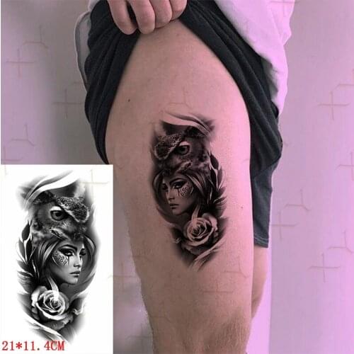 Waterproof Temporary Tattoo Sticker Sexy Girl Eye Rose Flash Tattoos Butterfly Fish Lotus Body Art Arm Fake Tatoo for Women Men
