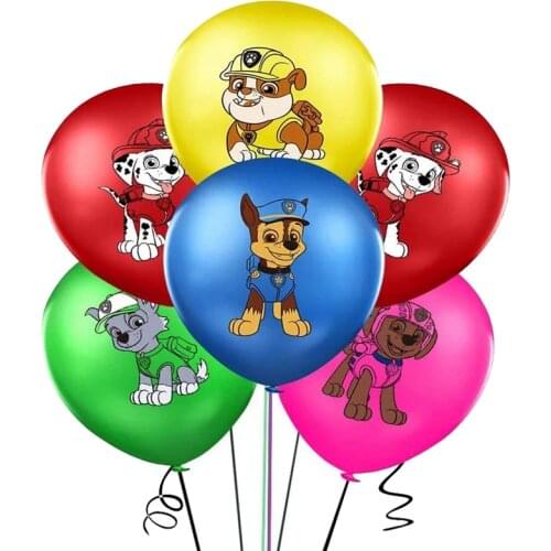 Paw Patrol birthday Party Cartoon rescue dog patrol Birthday balloons Suit balloon Boy girl Childrens gifts
