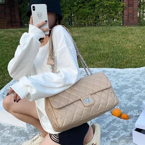 Women Beach Straw Woven Bags Canvas Totes Versatile Shoulder Bags For Woman 2021 New Handbag Female Larger Capacity Shopping Bag