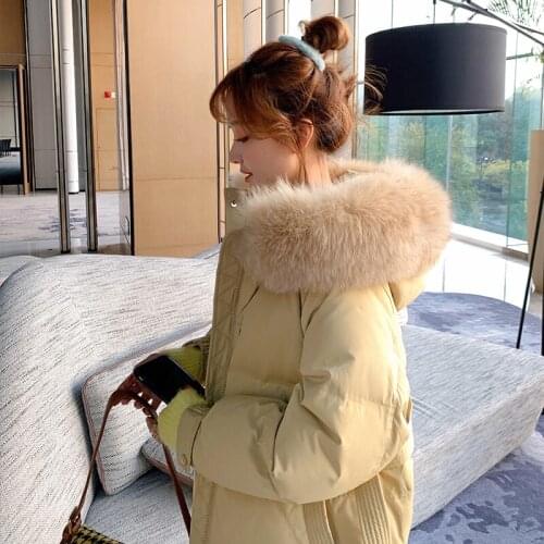 Winter Down Jacket Women Thicken Real Fox Fur Collar Woman Parkas Coat Korean Coats and Jackets Clothing Mujer Chaqueta WPY1453